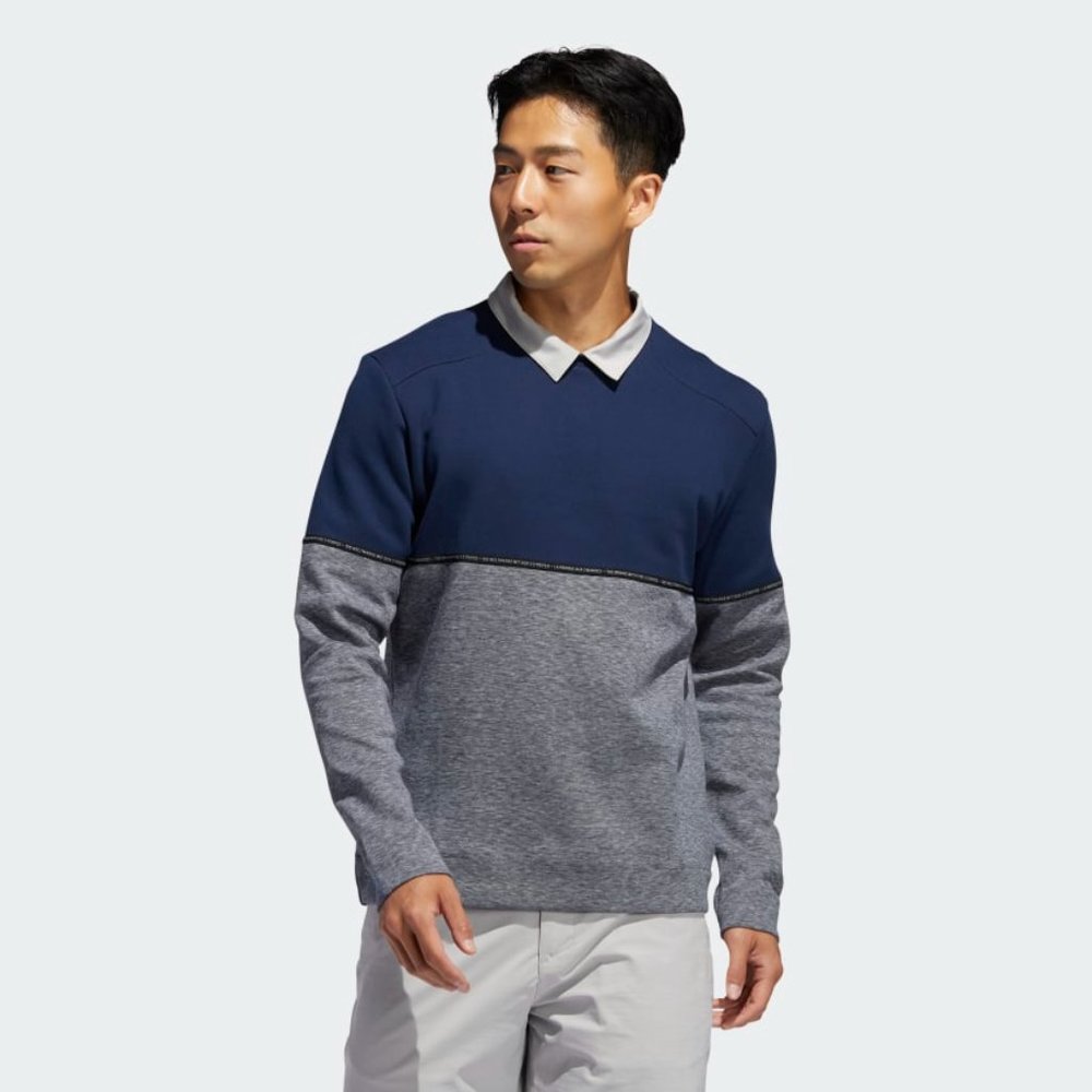 Adidas ADICROSS FLEECE CREW SWEATSHIRT Navy